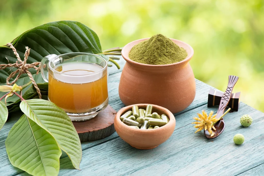 Kratom leafes